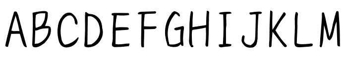 ta-oonishi font preview - main display