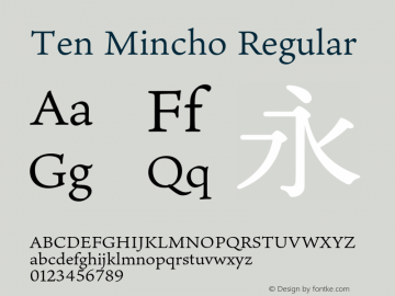 ten-mincho-text preview 4
