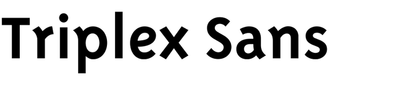 triplex-sans preview 2