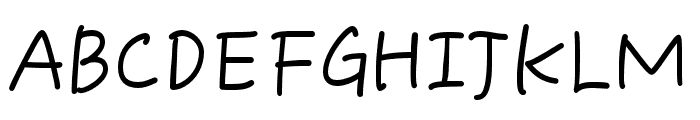 vdl-penletter font preview - main display