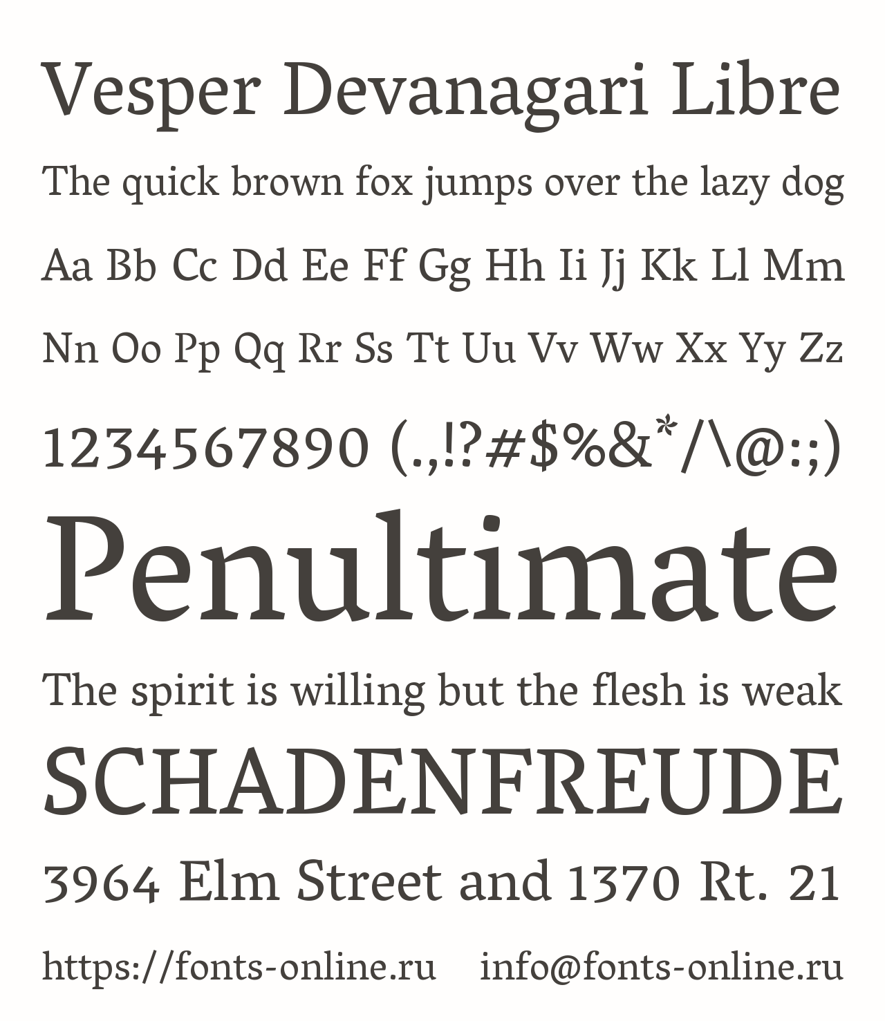 vesper-devanagari preview 3