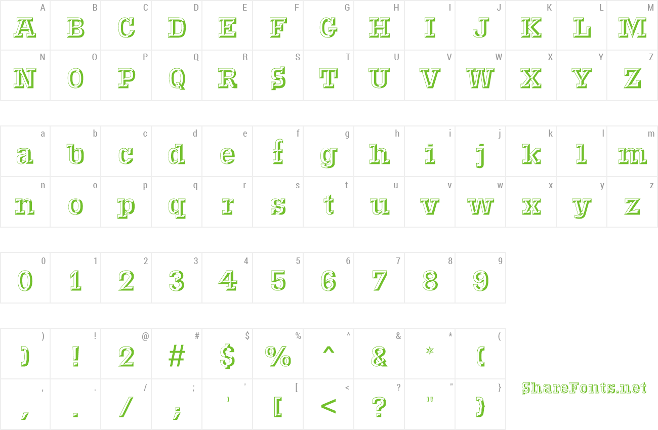 voel-beat-mn font preview - main display