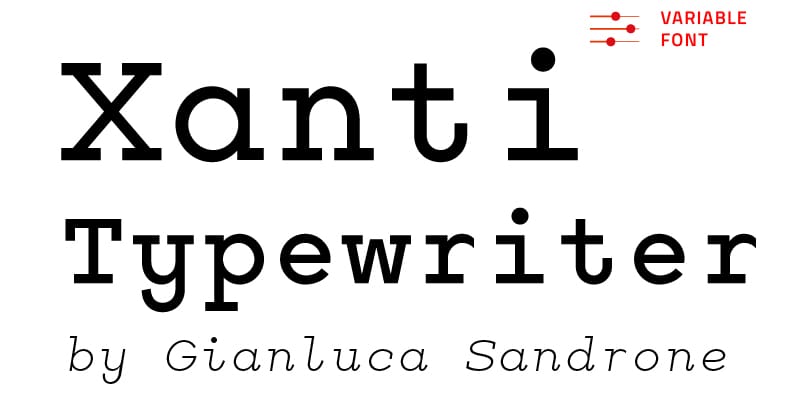 xanti-typewriter-variable preview 5